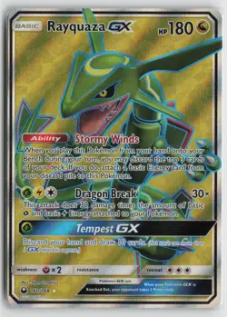 Rayquaza GX 160/168 Ultra Rare Celestial Storm Pokemon NM - Image 1