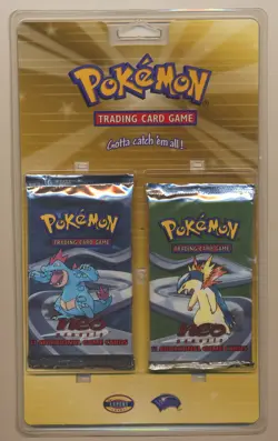 Pokemon Unlimited Neo Genesis 2-Pack Blister FACTORY SEALED!! - Image 1