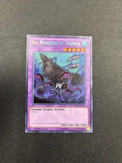 Yugioh Sea Monster of Theseus MP17-EN231 Secret Rare 1st Ed - Image 1