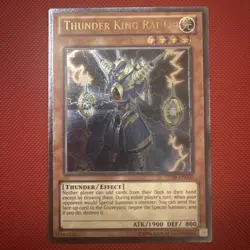 Yugioh Thunder King Rai-Oh TU08-EN000 Ultimate Rare - Image 1