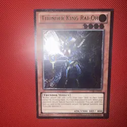 Yugioh Thunder King Rai-Oh TU08-EN000 Ultimate Rare - Image 4