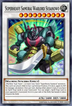 Superheavy Samurai Warlord Susanowo - SECE-EN048 Super Rare | Yu-Gi-Oh! Card - Image 1