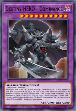 Destiny HERO Dominance - DANE-EN031 Super Rare | Yu-Gi-Oh! Card - Image 1