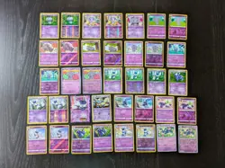 37x Espurr & Meowstic Pokemon TCG Card Lot - Image 1