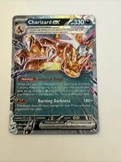 Charizard ex 196 Sv: Scarlet & Violet Promo Cards Holo Full Art Pokemon - NM - Image 1