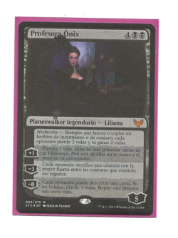 PROFESSOR ONYX FOIL Strixhaven 083/275 Spanish Magic Profesora Onix MTG - Image 1