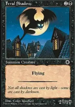 Feral Shadow LP, English MTG Portal 1 - Image 1