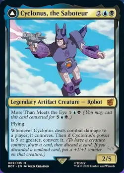 MTG | Cyclonus, the Saboteur // Cyclonus, Cybertronian Fighter [Transformers] Fo - Image 1