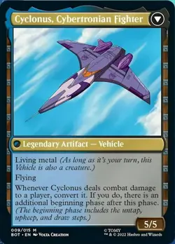 MTG | Cyclonus, the Saboteur // Cyclonus, Cybertronian Fighter [Transformers] Fo - Image 2