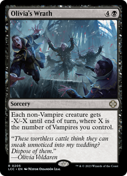 MTG | Olivia's Wrath [The Lost Caverns of Ixalan Commander] Near Mint - Image 1
