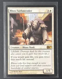 MTG Rhox Faithmender Core Set 2013 M13 Magic The Gathering NM Unplayed - Image 1