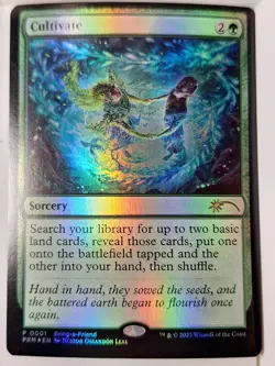 Cultivate - FOIL - Bring-a-Friend Promo - Magic the Gathering MTG Nice! - Image 1