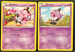 Pokemon TCG - (2x) Gothita Unique Art | Legendary Treasures Regular - LP/NM - Image 1
