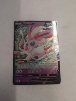 Pokemon TCG Sylveon V SWSH Black Star Promos SWSH202 Holo Promo - Image 1