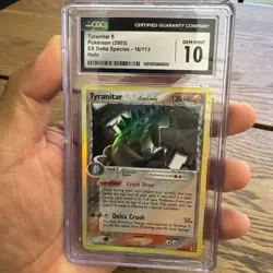 Pokemon Tyranitar EX Delta Species Holo Rare #16 PSA 10 Gem Mint - Image 1