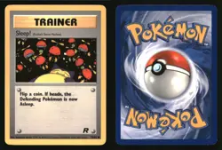 Sleep! 79/82 Common Team Rocket Pokemon Unlimited Lightly Played - Image 3