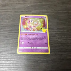 Mew 011/025 - Rare Holo - Celebrations 25th Anniversary Edition - Pokemon TCG - Image 1
