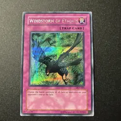 Yugioh! Windstorm of Etaqua PCY-001 Secret Rare - Image 1