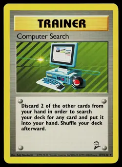 Pokemon Card - Computer Search Base Set 2 101/130 Rare - Image 1