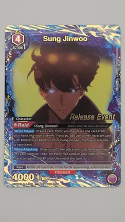 Union Arena Solo leveling Release Event Cards SLG-1-046, SLG-1-020 Near Mint - Image 1
