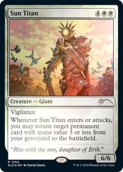 Sun Titan (Rainbow Foil) -Foil Near Mint MTG Secret Lair - Image 1