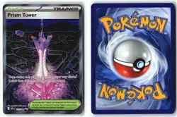 PRISM TOWER 111/086 Ultra Rare Chaos Rising Holo Trainer NM - Image 1