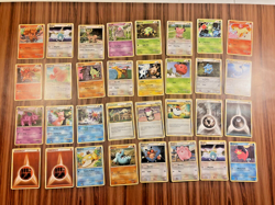 Pokemon Trading Card Lot 32 2010 Vulpix Ponyta Magmar Dragonair Nidorino Psyduck - Image 1