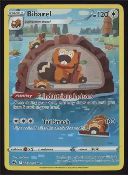 Pokemon Bibarel GG25/GG70 Crown Zenith: Galarian Gallery Ultra Rare - Image 1