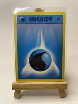 WATER ENERGY Pokemon Card WOTC 1st Edition Base Set Shadowless 102/102 NM - Image 1