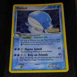 Pokemon TCG Wailord 14/92 Legend Maker Holo Rare 2006 120 HP English - Image 1