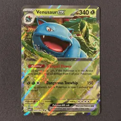 Pokemon TCG Mega Venasaur EX 003/132 Mega Evolutions Holo Rare - Image 1