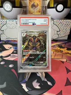 2023 Pokemon SVI Kingambit Illustration Rare #220 PSA 9 Mint - Image 1
