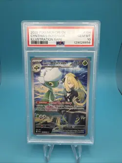 PSA 10 GEM MINT Cynthia's Roserade Destined Rivals Full Art Holo Pokemon 184/182 - Image 1
