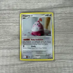 Happiny 14/17 Common POP Series 8 Pokemon Holo Moderately Played - Image 1