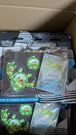4 x Pokemon TCG Scarlet & Violet Black Bolt Tech Sticker Collection REUNICLUS - Image 3