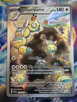NM-Mint Dudunsparce - 229/193 - Illustration Rare Pokemon Paldea Evolved - Image 1