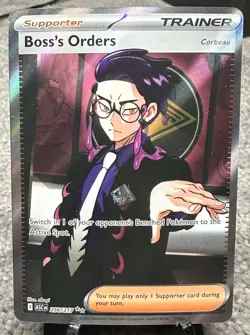 Pokemon Boss's Orders Corbeau 256/217 Ascended Heroes ASC Full Art - Image 1