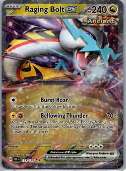 Raging Bolt ex 123/162 Double Rare Temporal Forces Pokemon Near Mint - Image 1