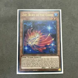 Yugioh DABL-EN085 Zep, Ruby Of The Ghoti Ultra Rare NM - Image 1