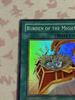 Yu-Gi-Oh! Burden of the Mighty Super Rare (WC08-EN002) Unl. Ed MP - Image 2