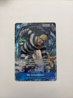 Mr.3 (Galdino) Alternate Art SR (OP16-056) The Time of Battle - Image 1