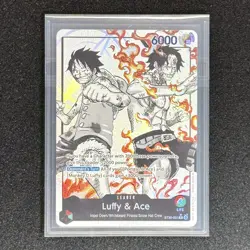 Luffy & Ace Parallel Alt Art Starter Deck Ex ST30-001 (2) +1 Starter Deck Sealed - Image 2