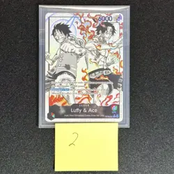 Luffy & Ace Parallel Alt Art Starter Deck Ex ST30-001 (2) +1 Starter Deck Sealed - Image 2
