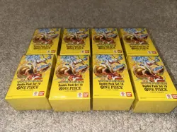ONE PIECE CARD GAME OP-15 8x DOUBLE PACK SET ENGLISH USA - Image 1