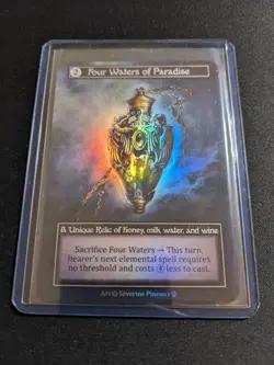 Four Waters of Paradise Foil Sorcery Card Contested Realm: Arthurian Legends - Image 1