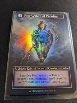 Four Waters of Paradise Foil Sorcery Card Contested Realm: Arthurian Legends - Image 3
