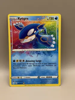 Pokemon TCG Kyogre 021/072 Shining Fates Amazing Rare Holo NM - Image 1