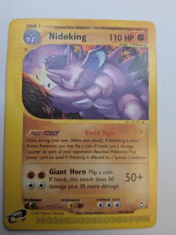 2002 - Pokemon Nidoking 24/147 Aquapolis E Reader Series - Image 1