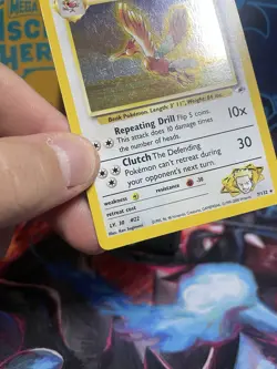 Pokemon TCG Lt. Surge's Fearow Holo Rare Gym Heroes Near Mint 7/132 - Image 5