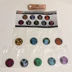 Pokemon Coin Collection Eevee Evolutions vol.5 Full Complete 9 types Set Limited - Image 1